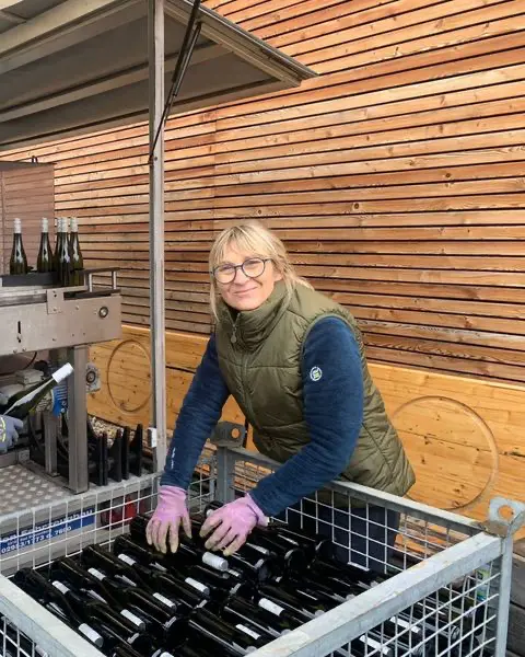 Weinabfüllung 9 Weinkühlmanschette